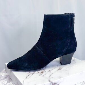 Clarks Women's Teresa Boot Suede Ankle Boots Black Suede